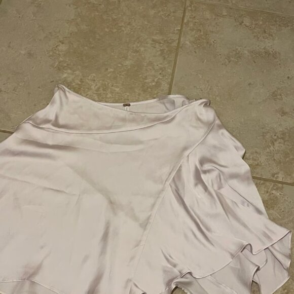 Free People Slim Shine Asymmetrical Skirt - Picture 4 of 4